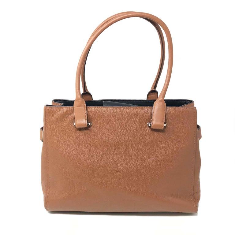 coach brown leather satchel