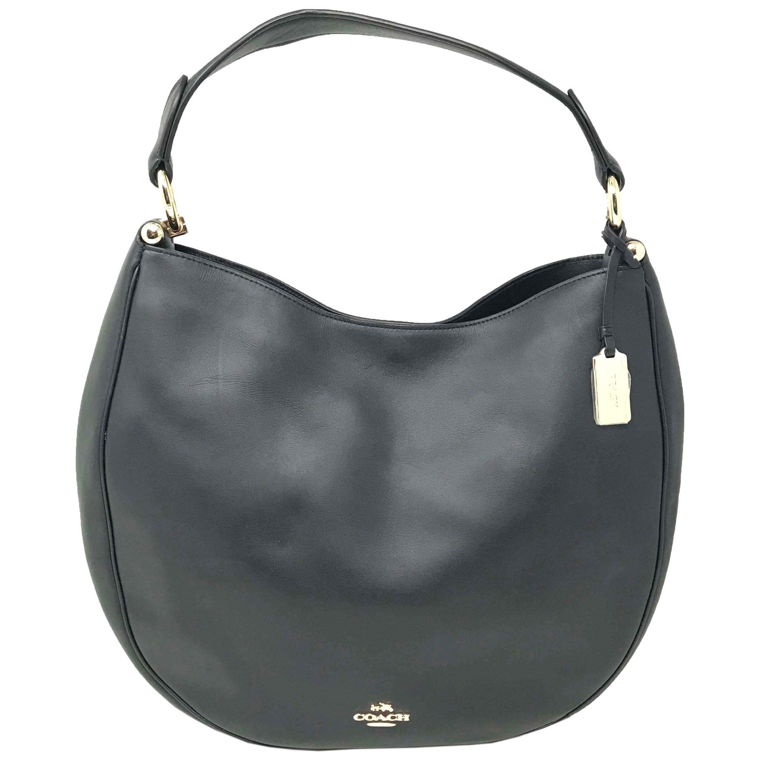 Coach 36026 Nomad Hobo In Glovetan Leather Navy Blue Ladies Bag For Sale at  1stDibs