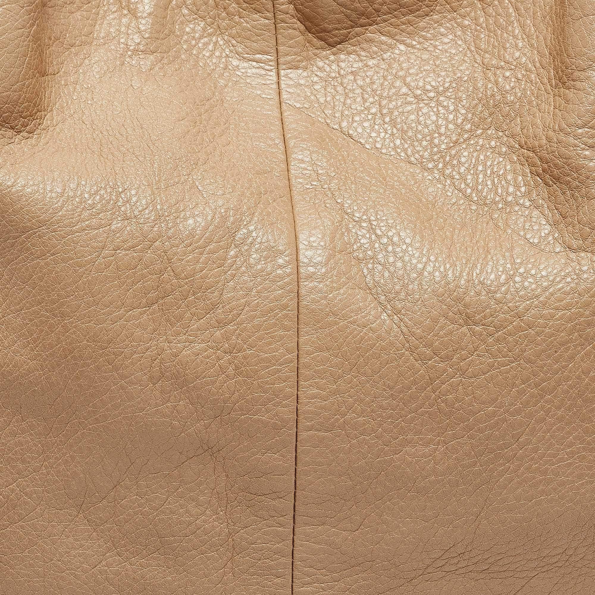 De las mujeres Bolso de hombro Coach Phoebe Madison de piel beige