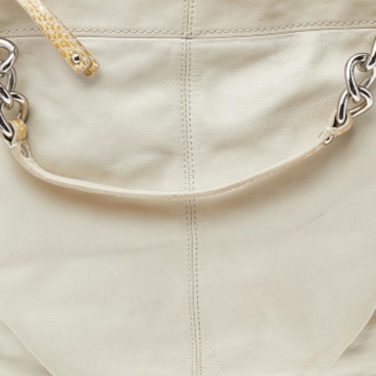 Coach Beige Leder Umhängetasche 3