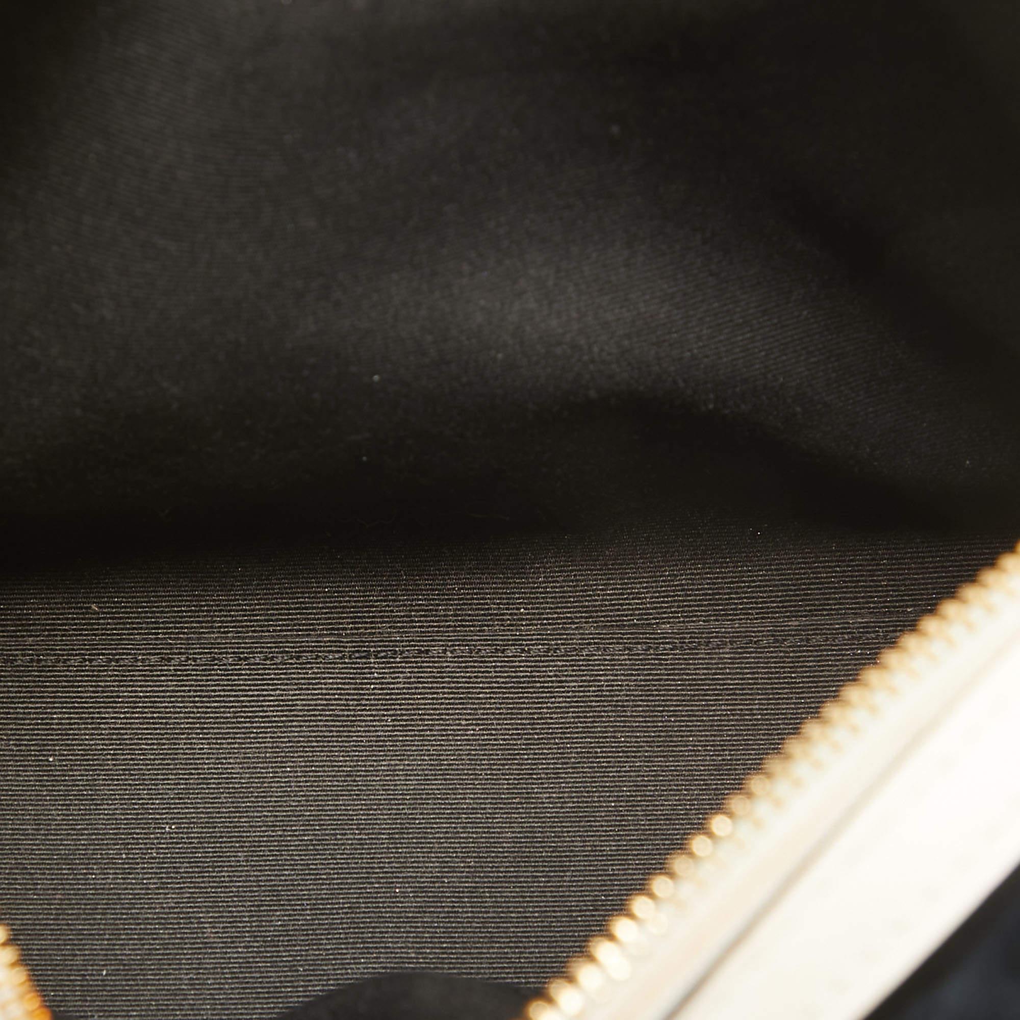 Coach Black/Beige Signature Coated Canvas and Leather Lillie Satchel 6