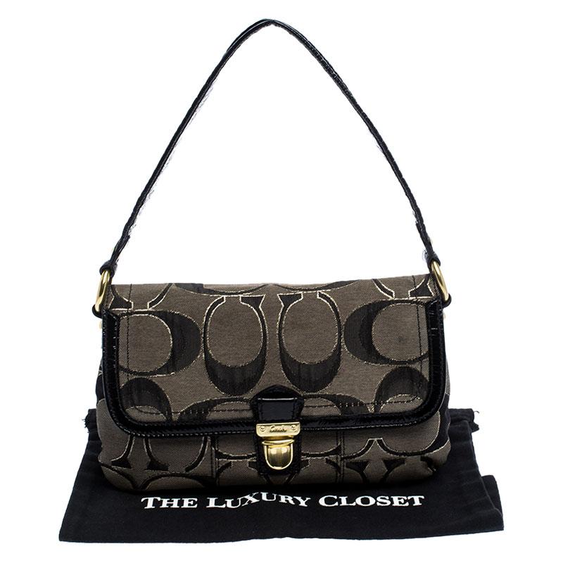coach leather shoulder bag