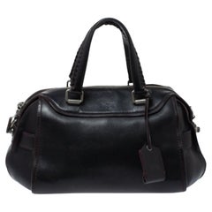 Coach Black Leather Ace Satchel