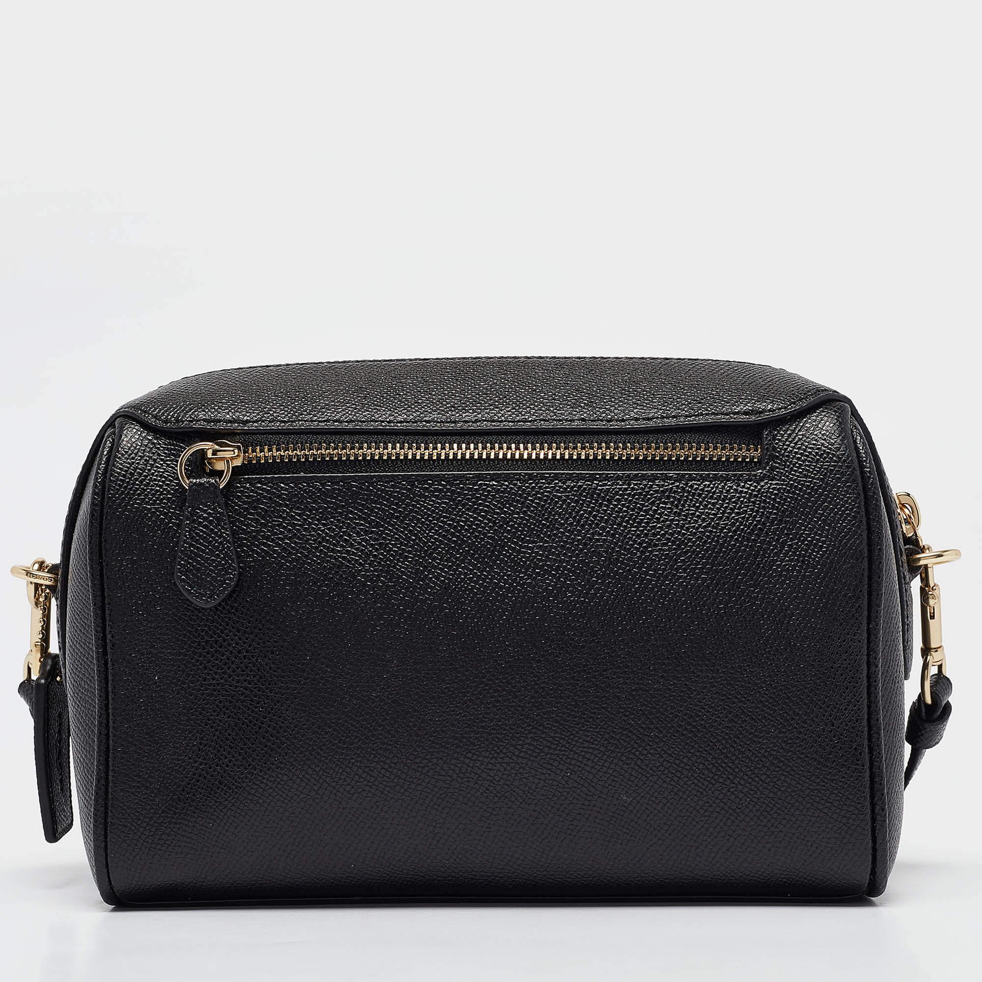 Women's Coach Black Leather Bennett Crossbody Bag