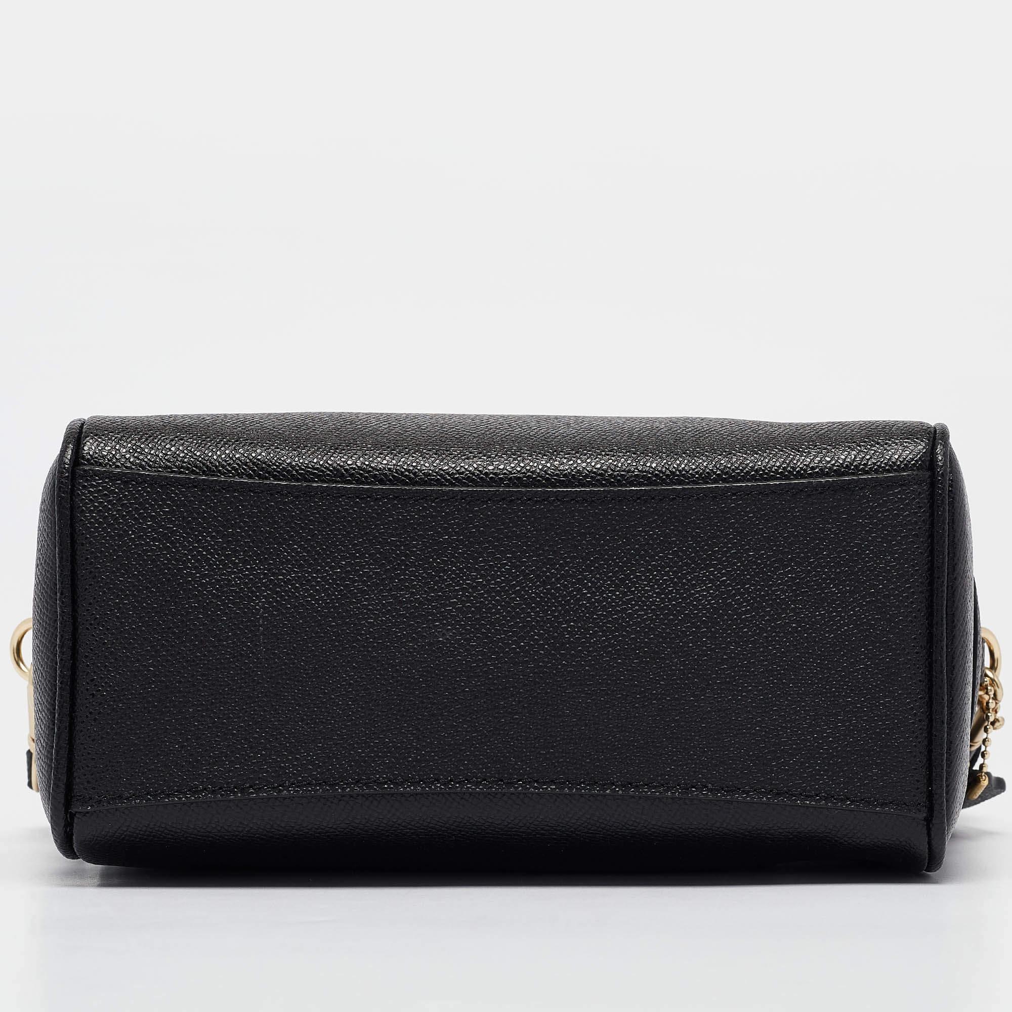 Borsa a tracolla The Bennetts in pelle nera di Coach 1