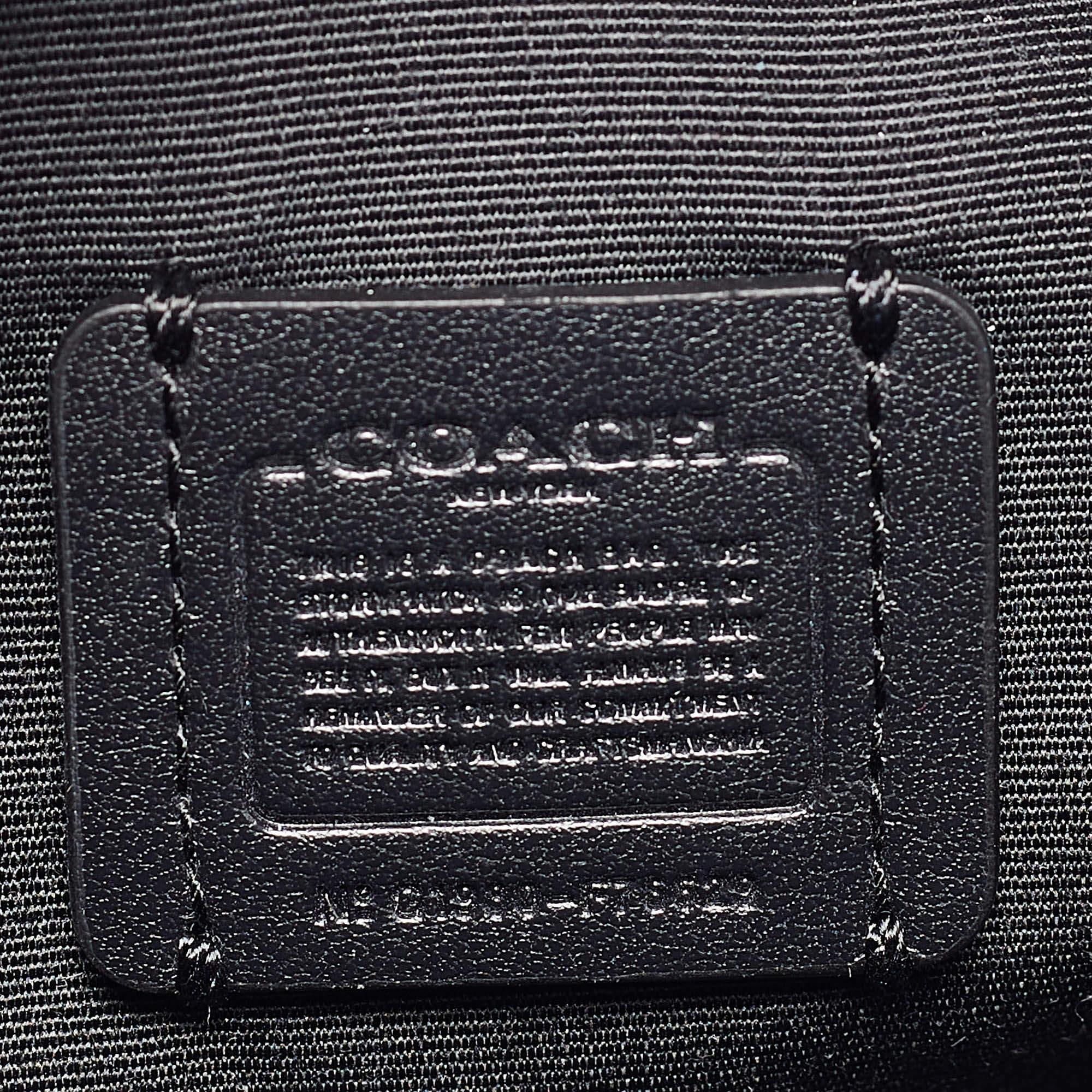 Coach Black Leather Bennett Crossbody Bag 4