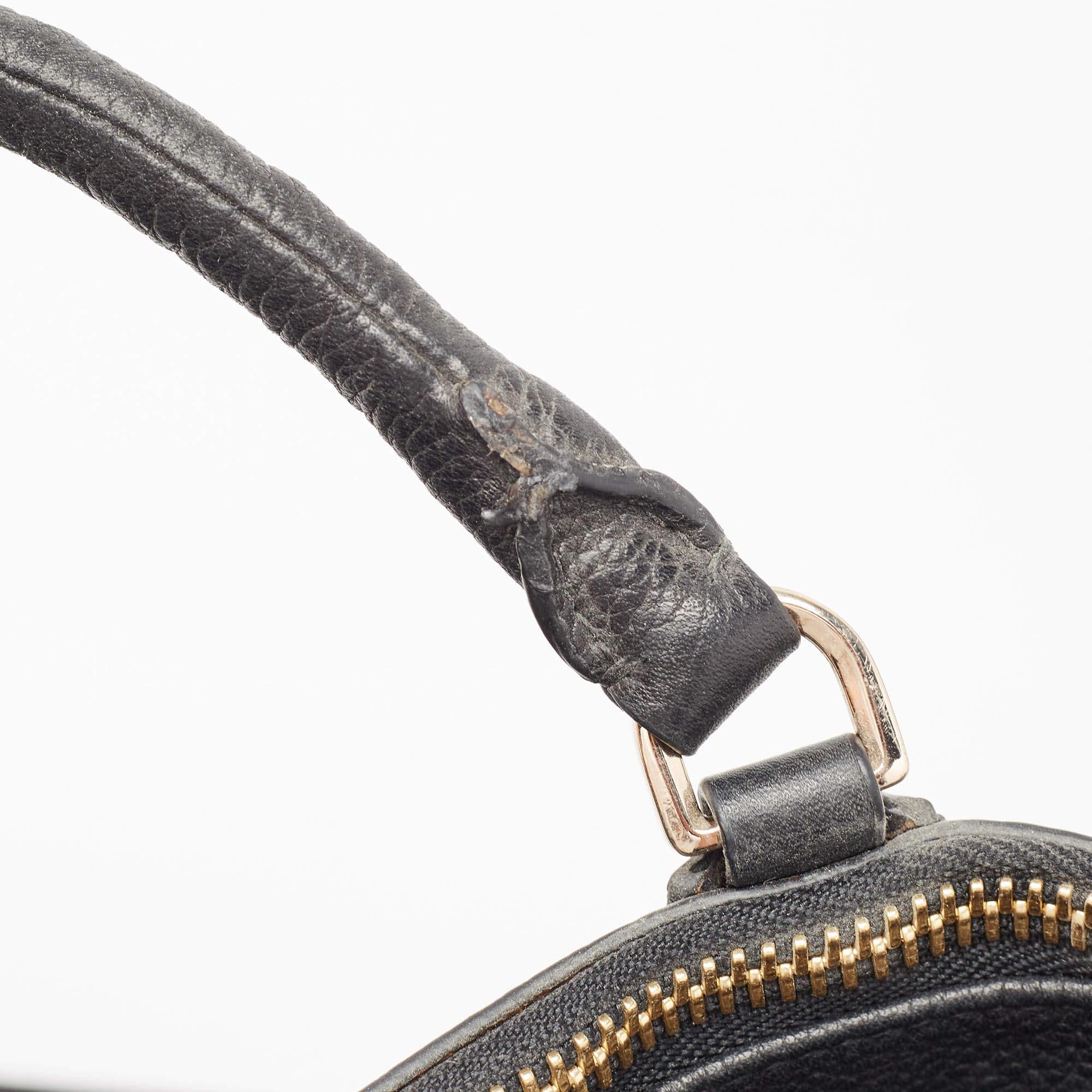 Coach Black Leather Borough Tote 3