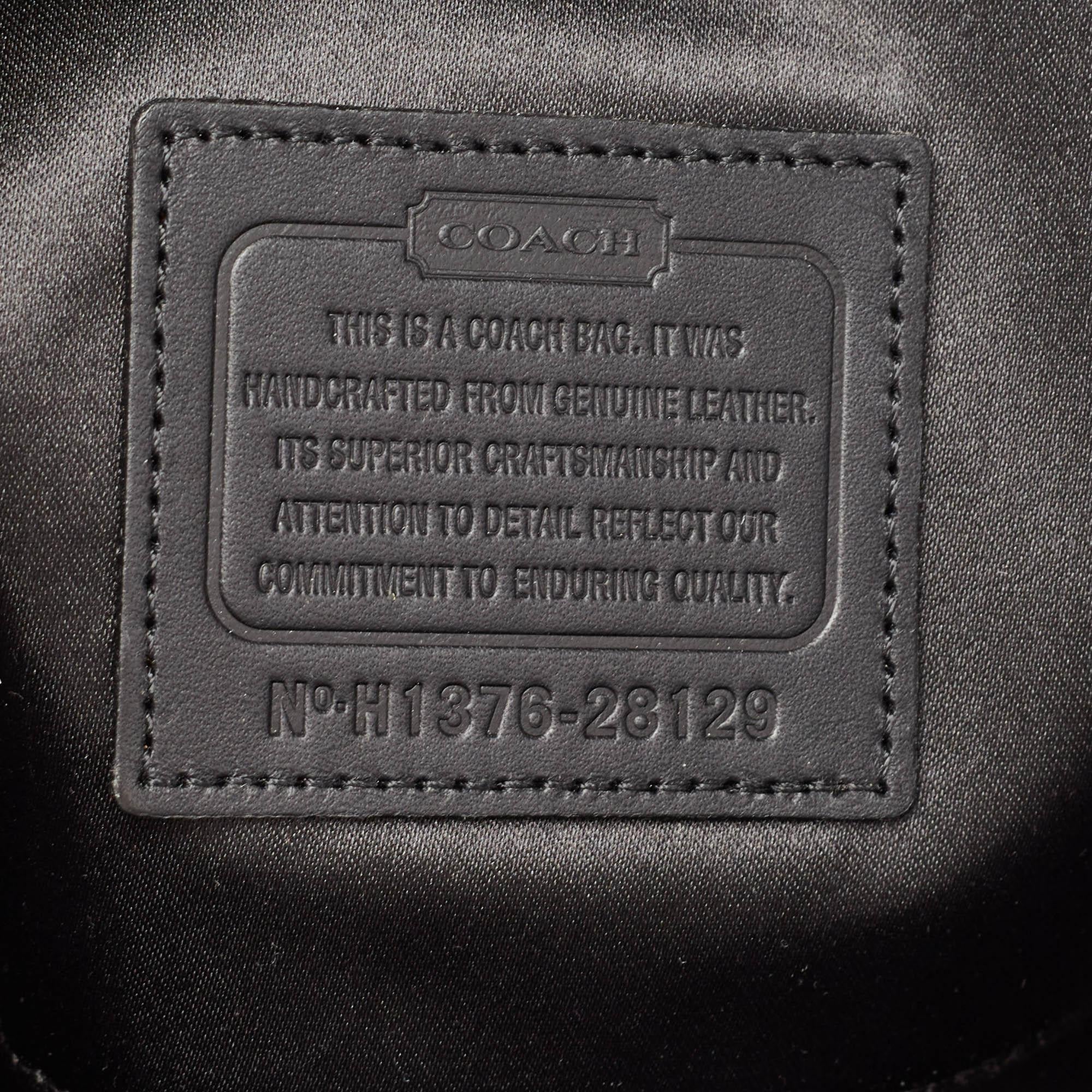 Coach Black Leather Borough Tote 5