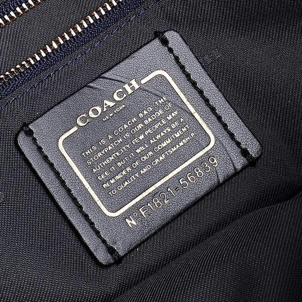 Coach Black Leather Brooklyn Carryall 28 Tote 3