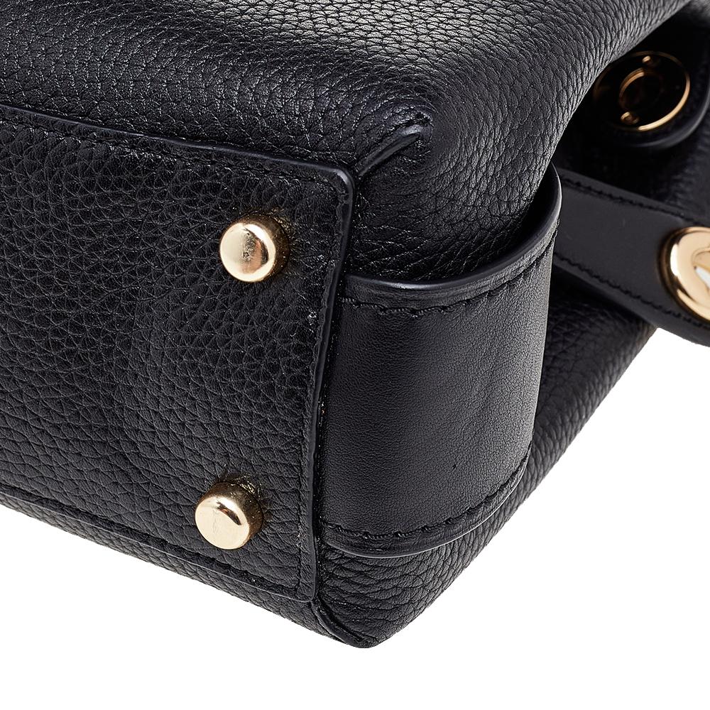 Coach Black Leather Brooklyn Carryall 28 Tote 2