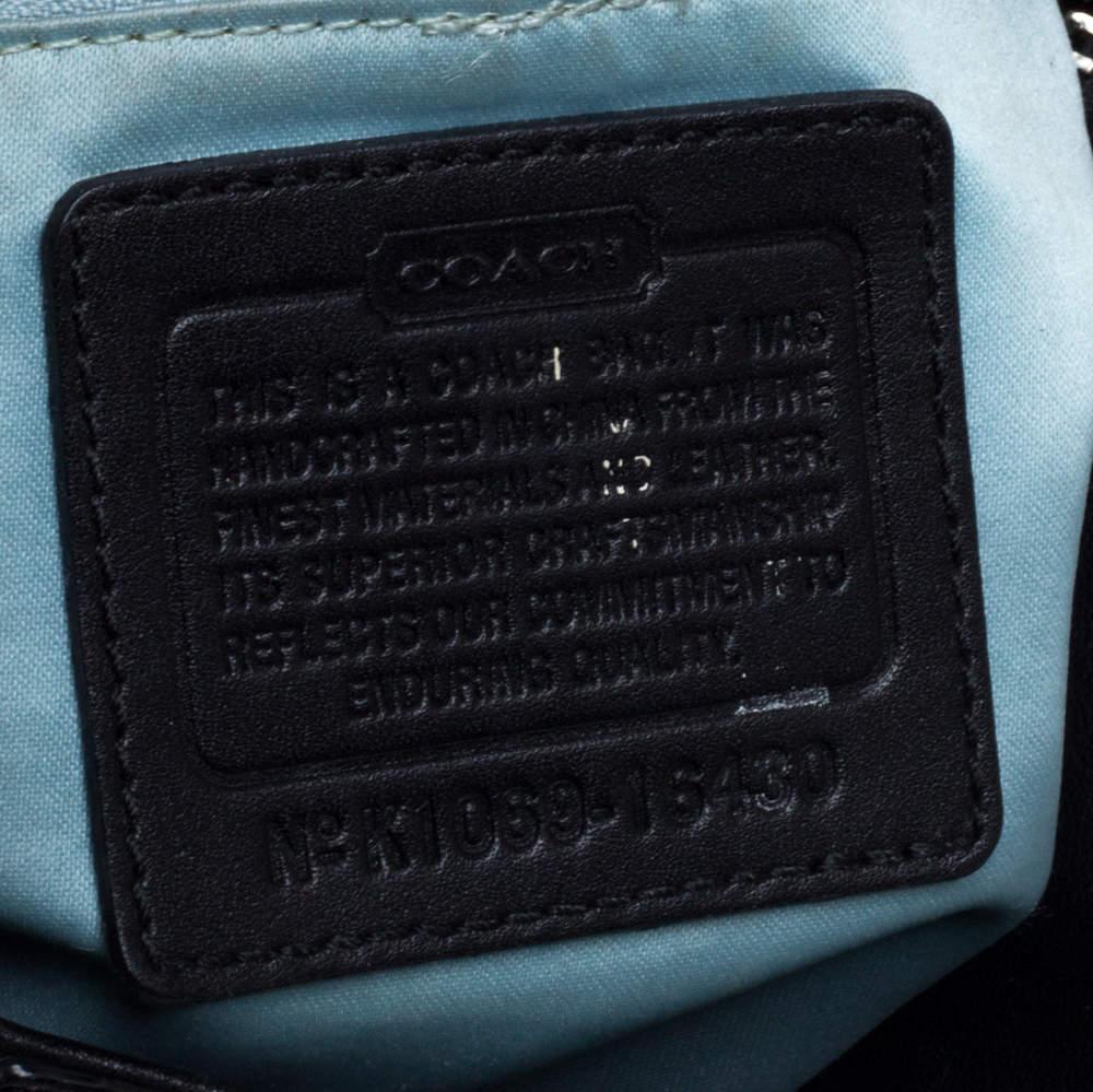 Coach Black Leather Colette Shopper Tote 4