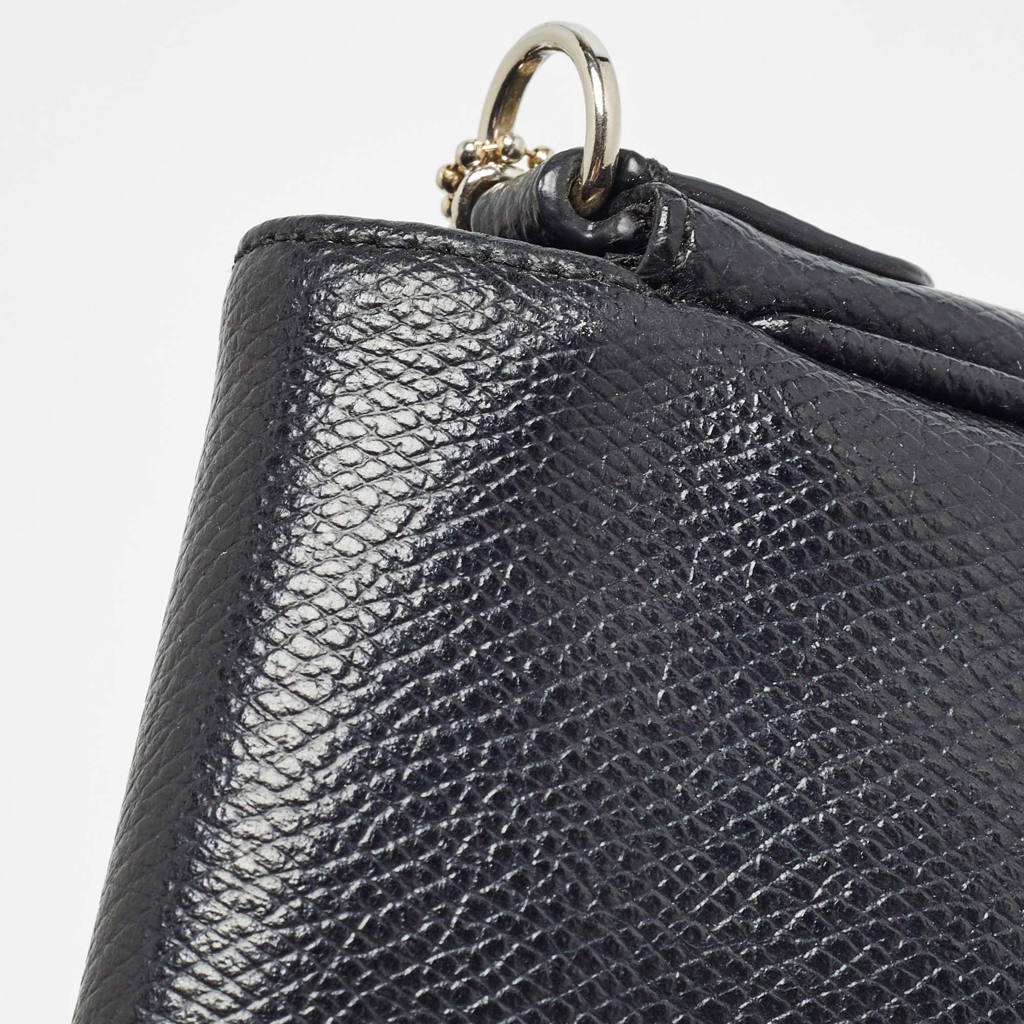 Bolso Crossbody Coach Crosstown Turnlock de piel negra en venta 4