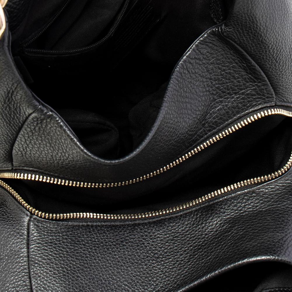 Coach Black Leather Edie Shoulder Bag 6
