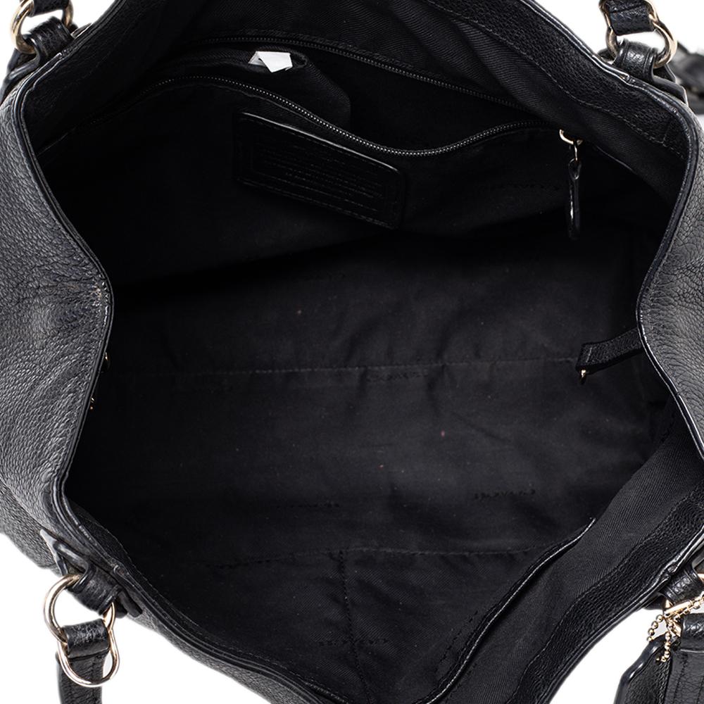 Donna Coach Borsa a tracolla Edie in pelle nera