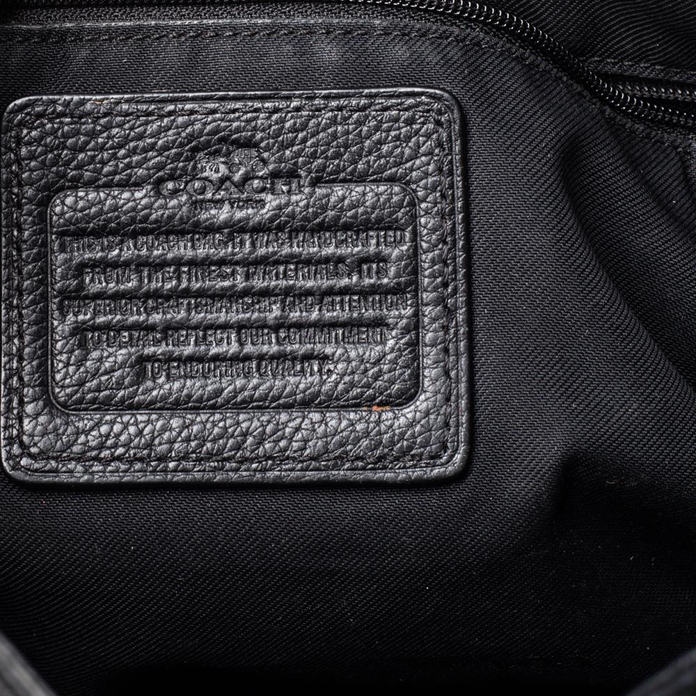 Coach Black Leather Edie Shoulder Bag 2