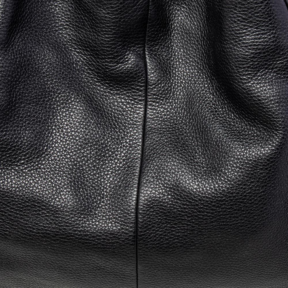 Coach Black Leather Edie Shoulder Bag 3