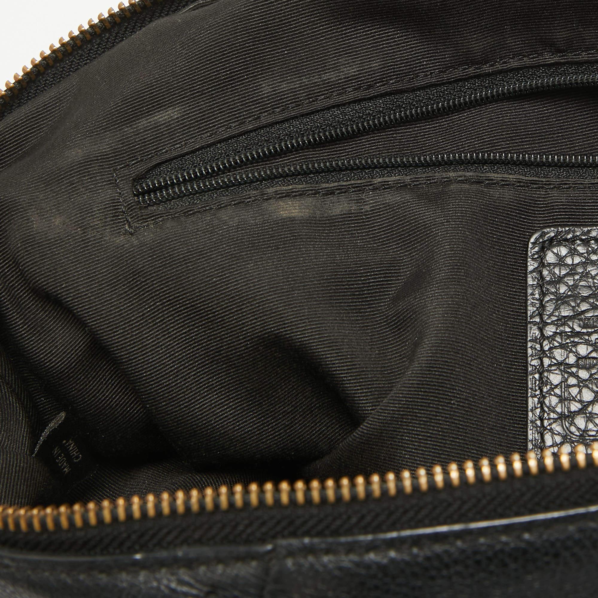 Coach Black Leather Kelsey Satchel 2