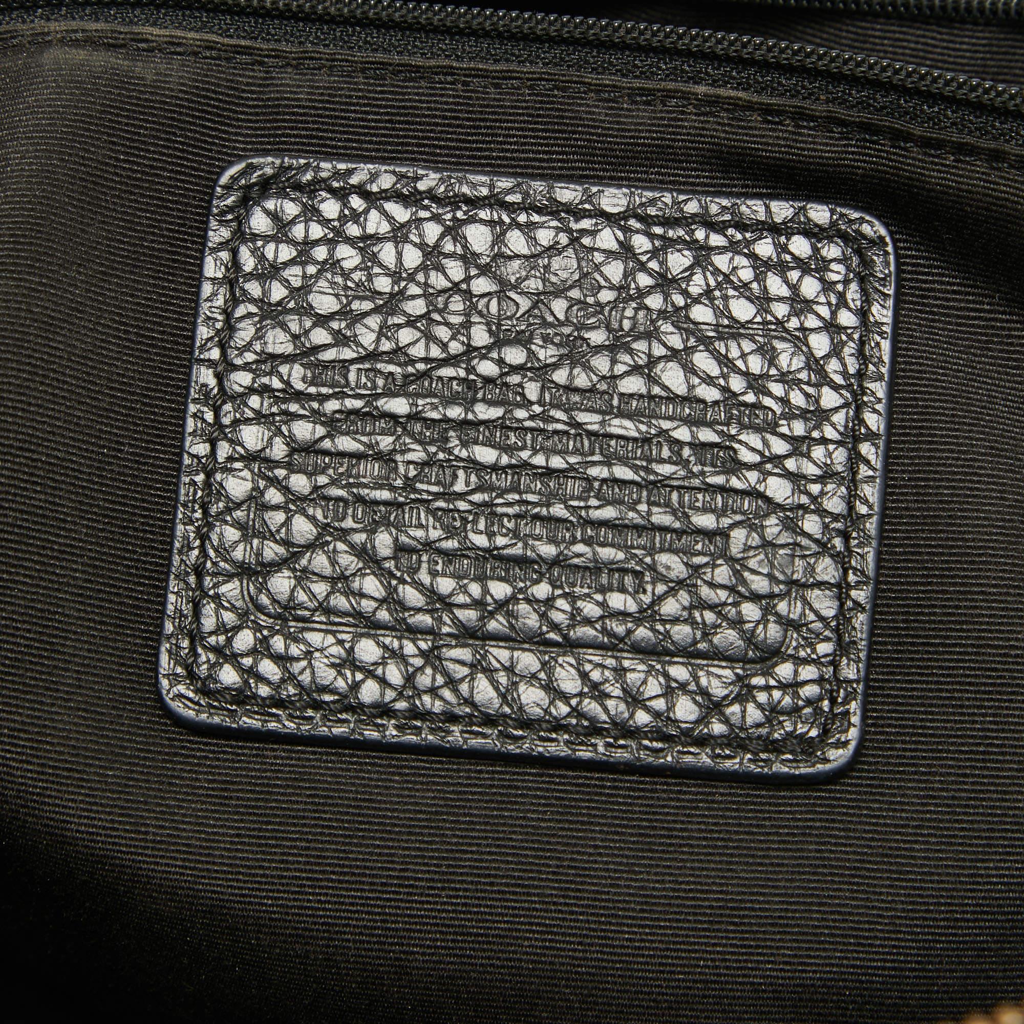 Coach Black Leather Kelsey Satchel 5