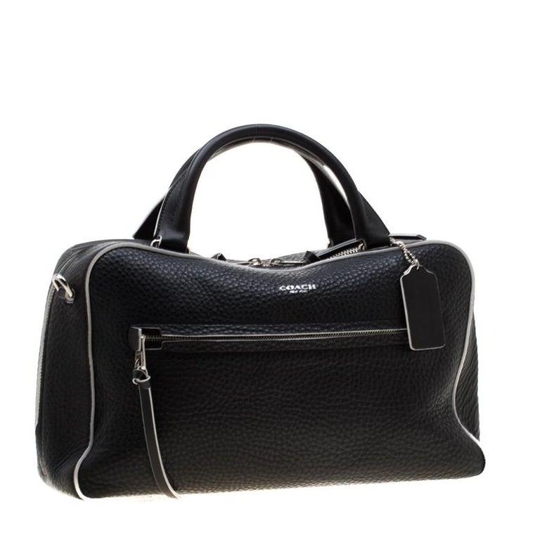 Coach Black Leather Large Bleecker Toaster Satchel For Sale at 1stDibs ...