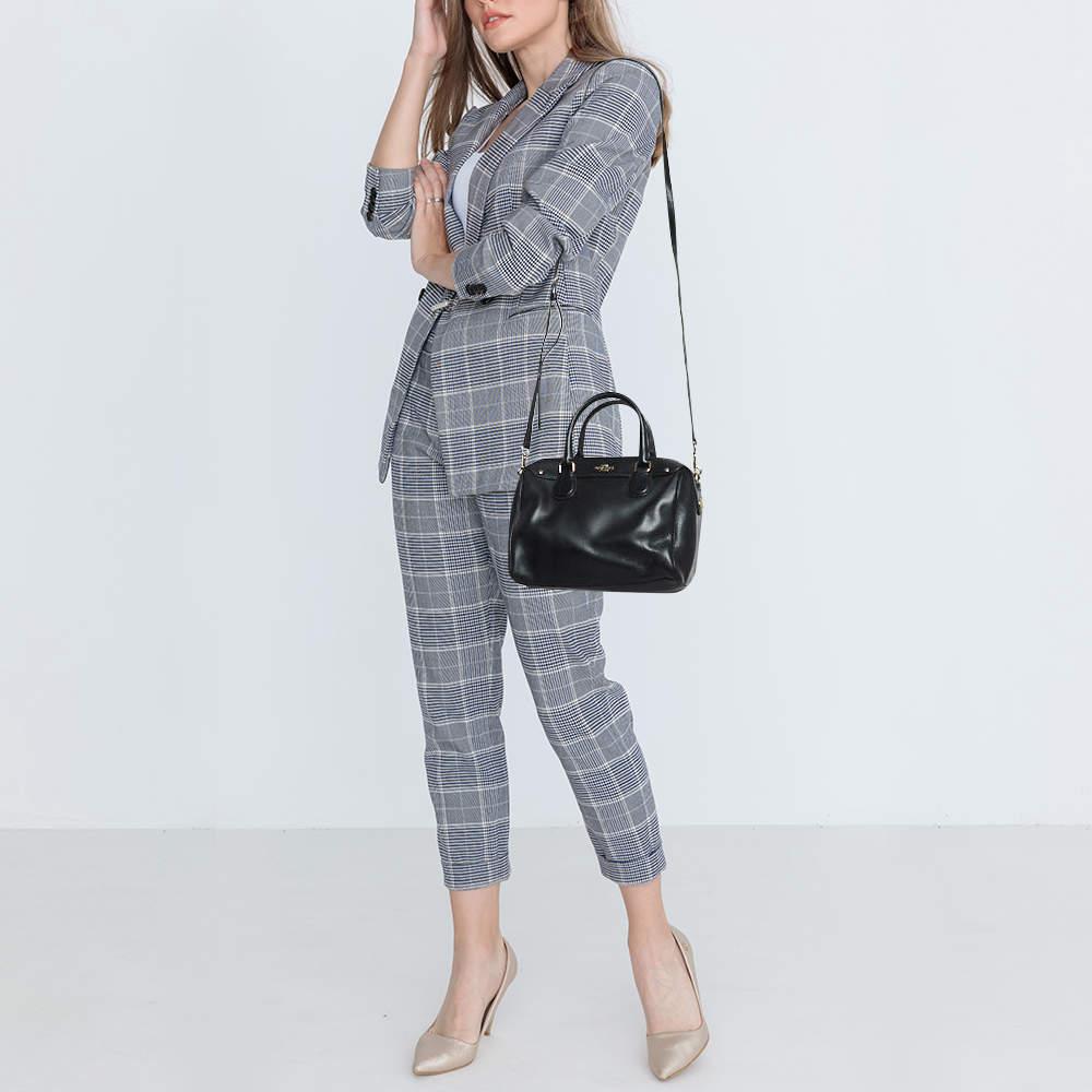 This satchel is rendered in the finest quality materials into an elegant design. Versatile and functional it is well sized for your daily use.