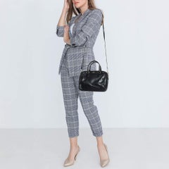 Coach Black Leather Mini Bennett Satchel