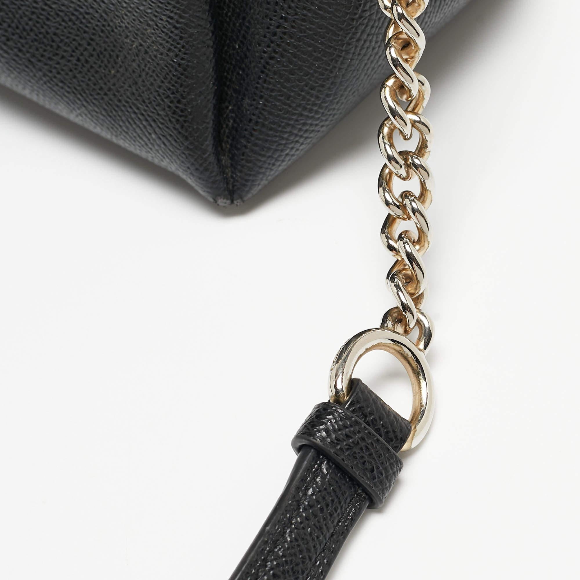 Coach Black Leather Mini Sage Carryall Satchel 4