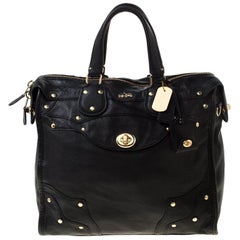 Coach Deep Green Leather Swagger 27 Satchel For Sale at 1stdibs