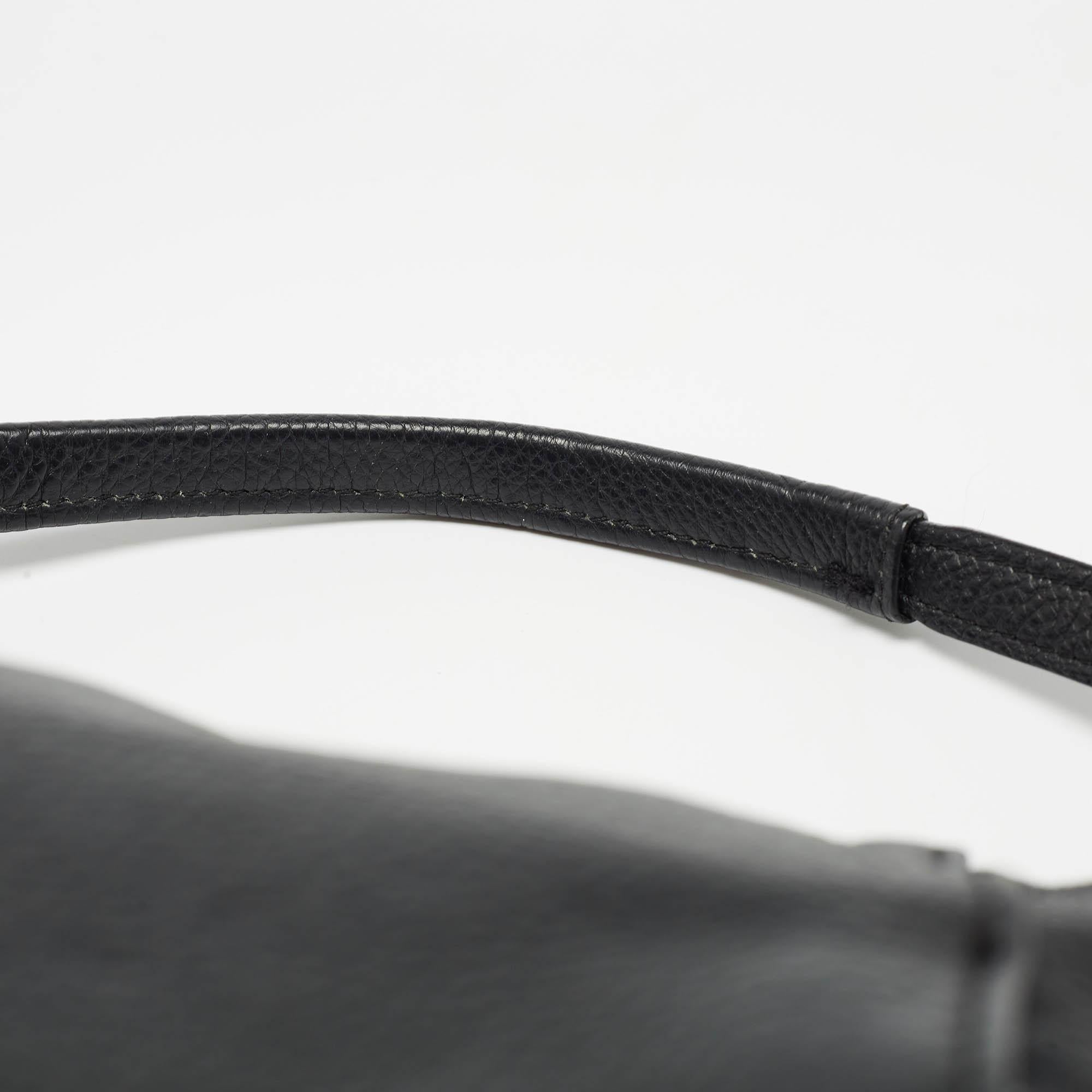 Coach Black Leather Scout Hobo 3