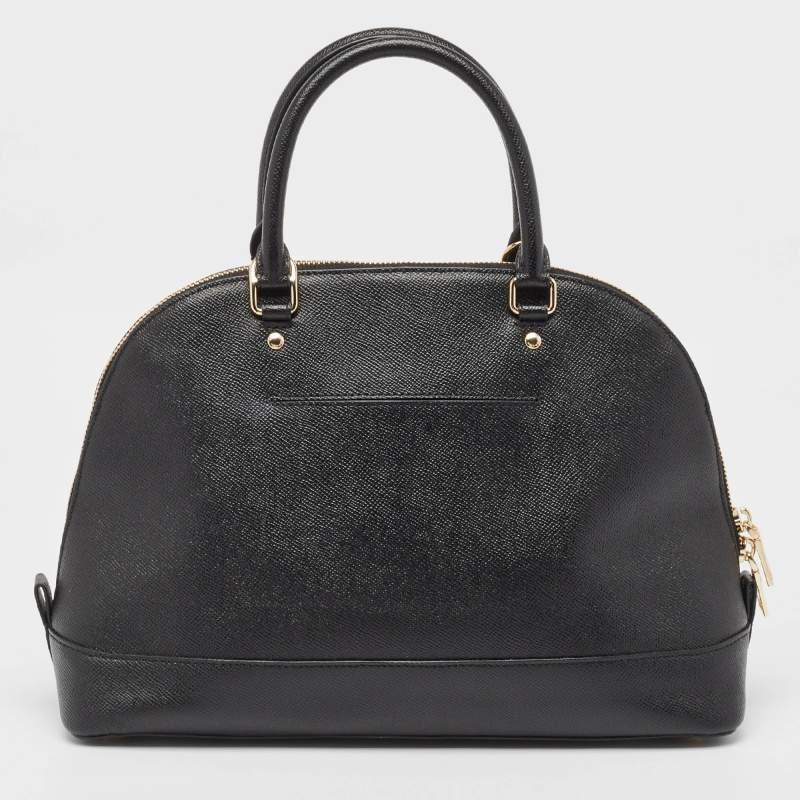 Women's Coach Black Leather Sierra Satchel