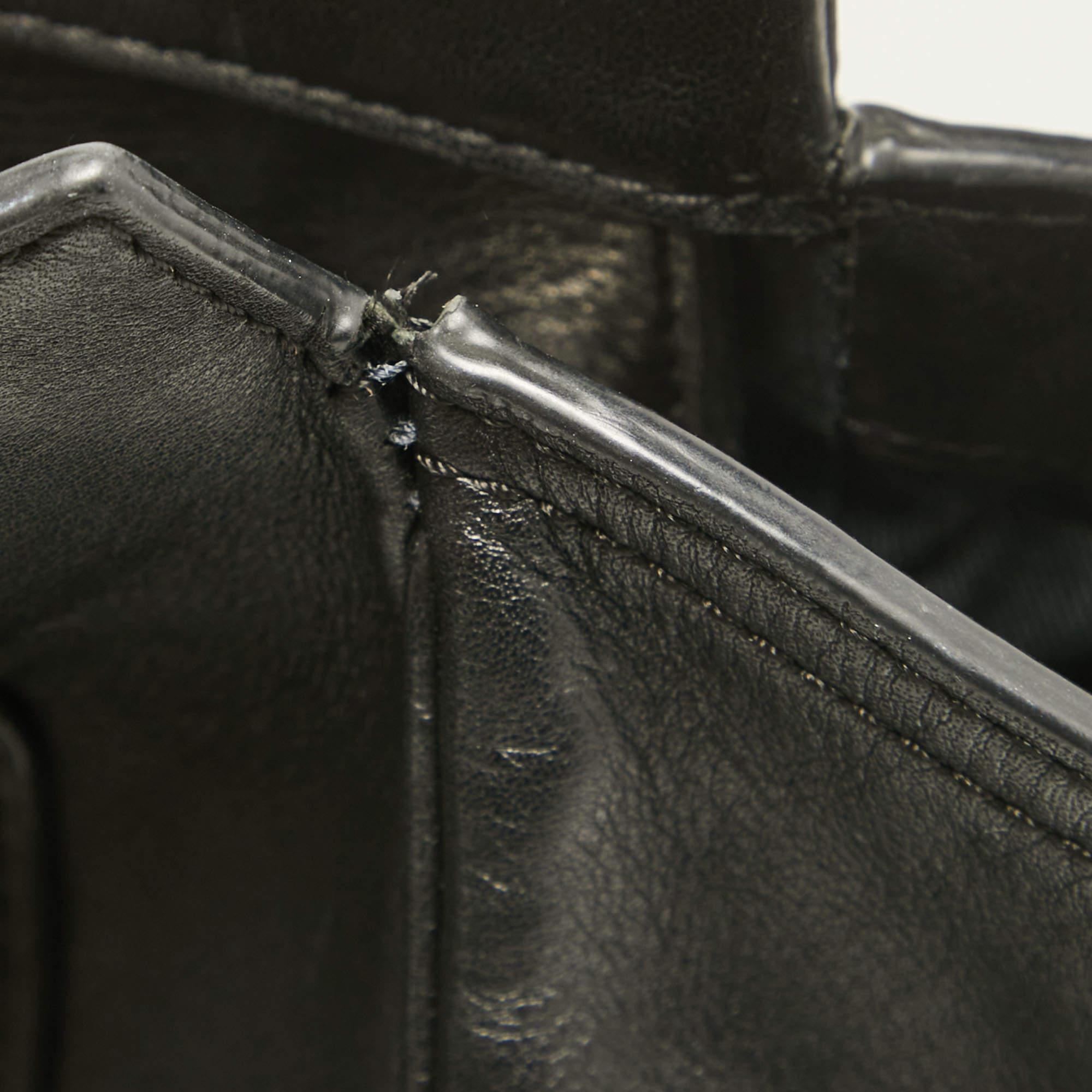 Coach Black Leather Tanner Tote 2