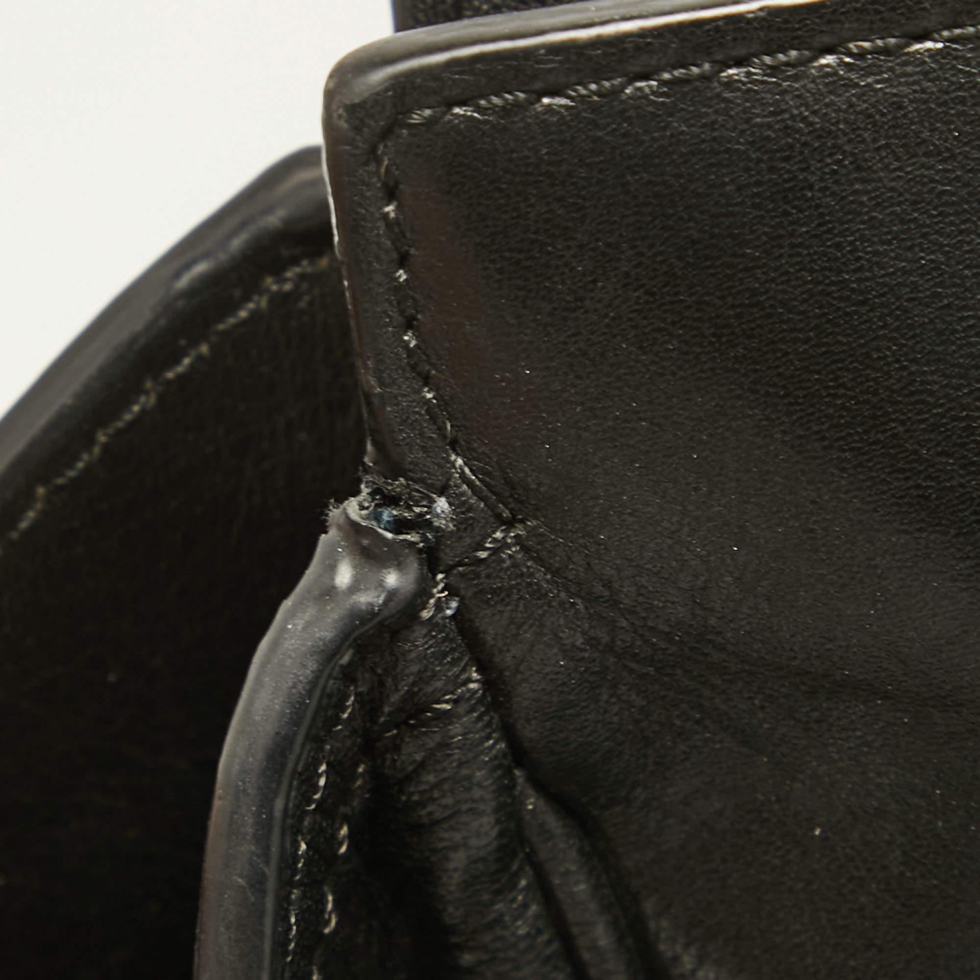 Coach Black Leather Tanner Tote 4