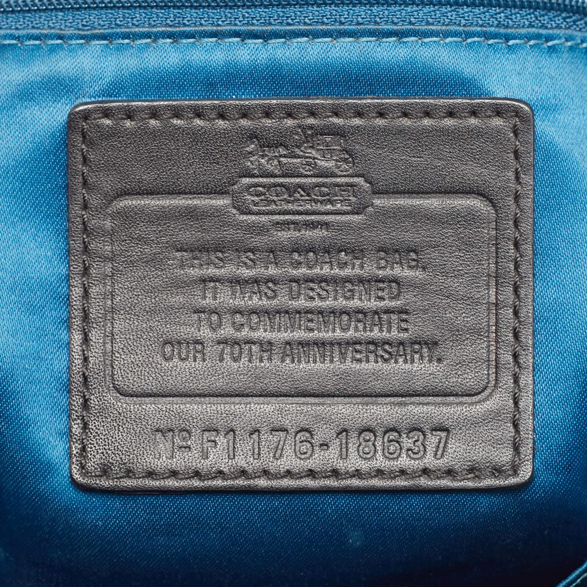 Coach Black Matelasse Nylon 70th Anniversary Madison Satchel 5