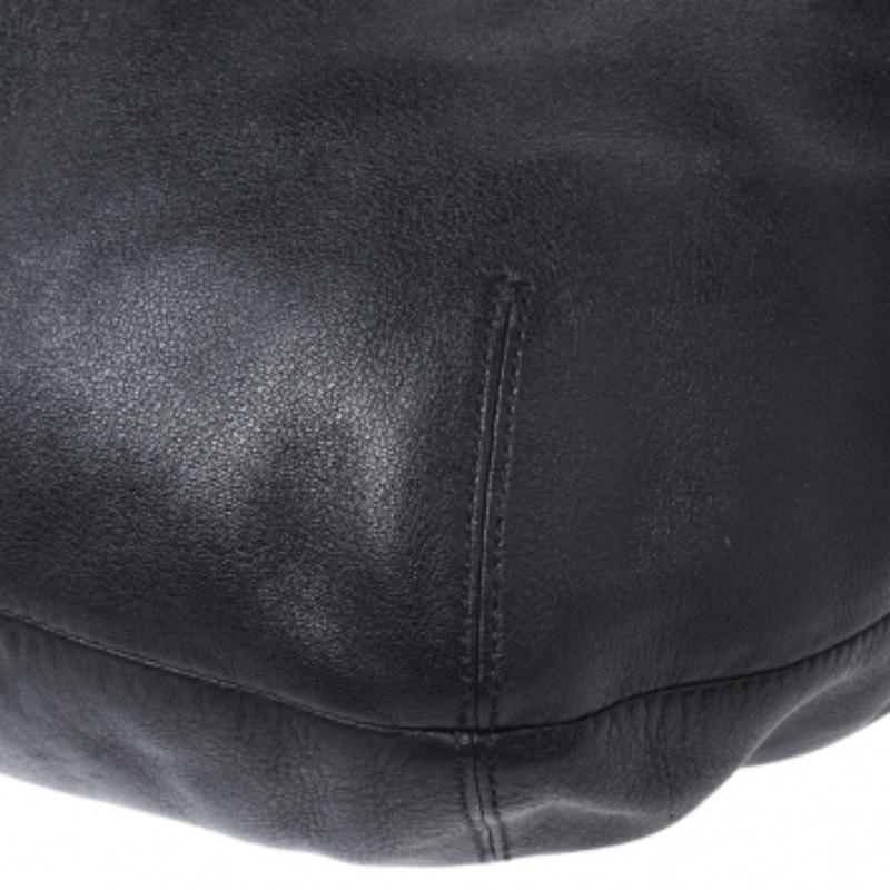De las mujeres Coach Black Soft Leather Hobo en venta