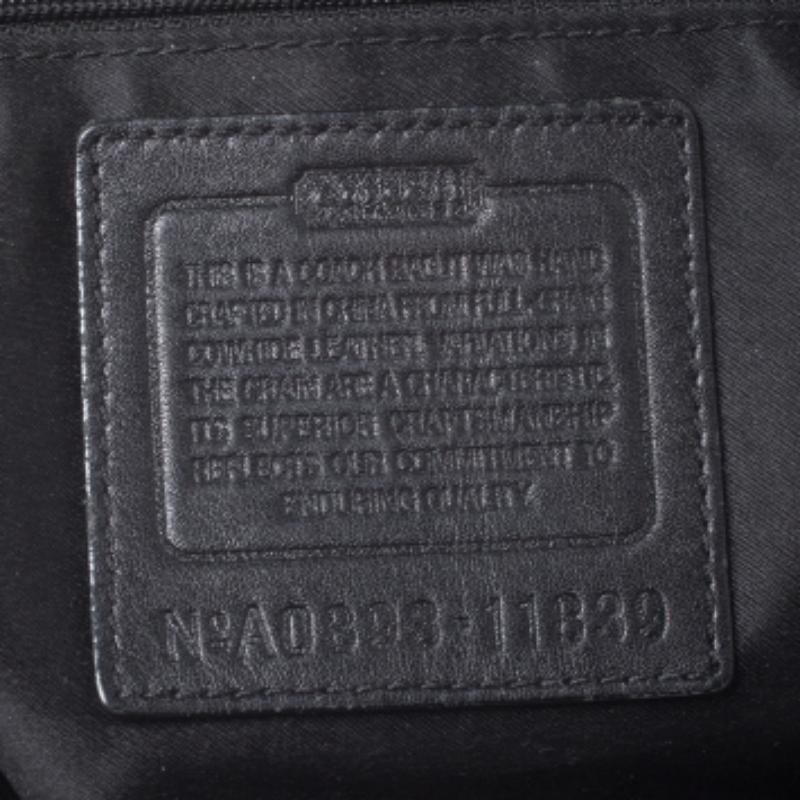 Coach Black Soft Leather Hobo en venta 2