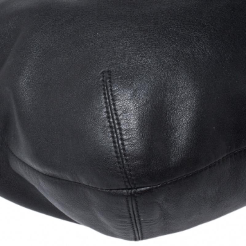 Coach Black Soft Leather Hobo en venta 3