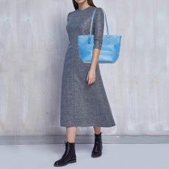 Coach Blue Leather City Zip Tote