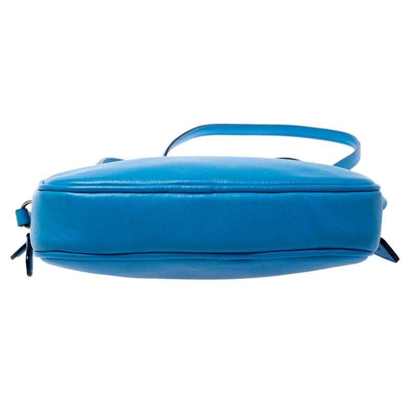 coach camera bag blue