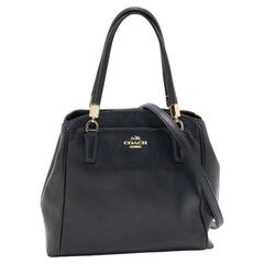 Coach Blue Leather Minetta Satchel