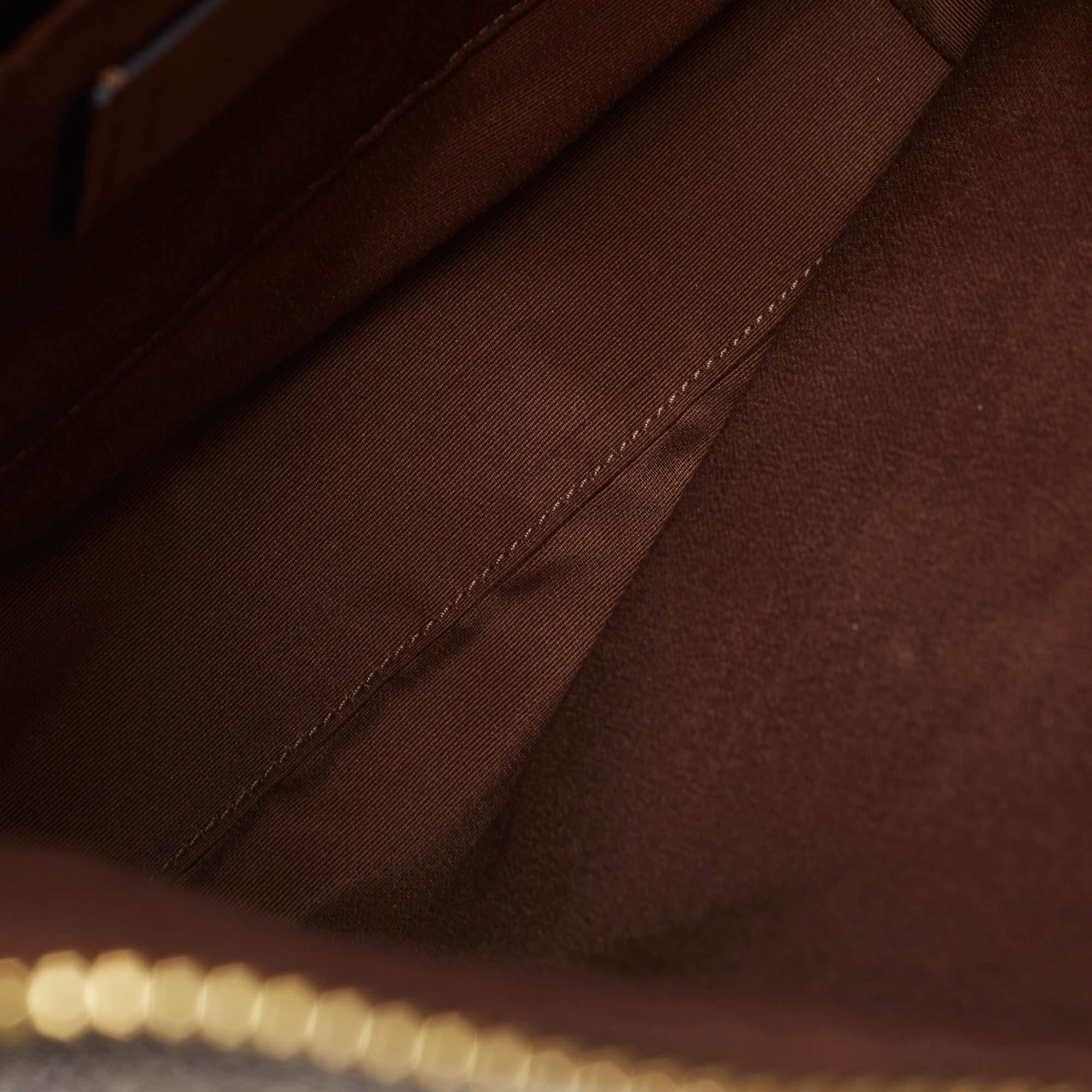 Coach Brown/Beige Signature Coated Canvas Abby Duffle Shoulder Bag 5