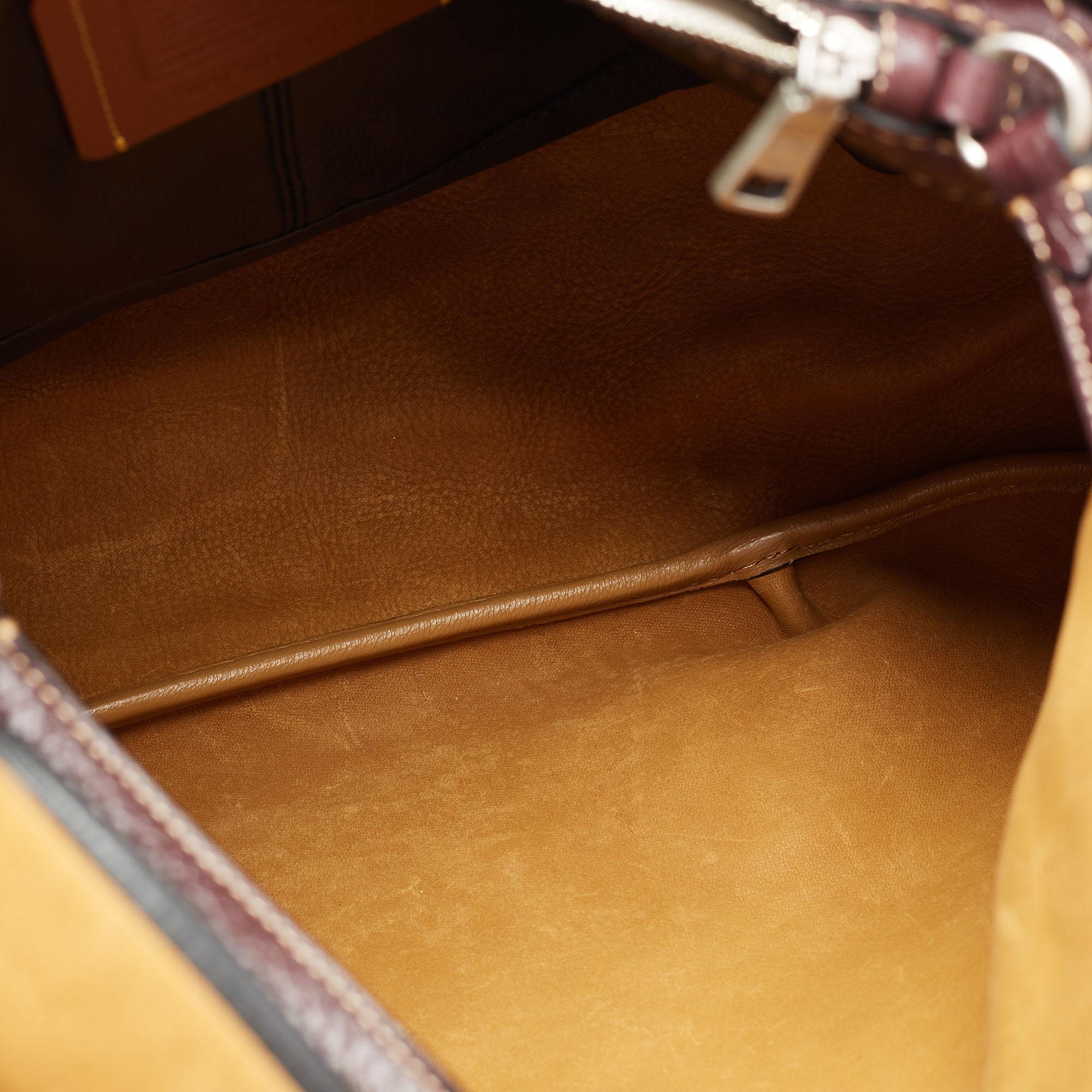 Women's Coach Brown Leather and Suede Bandit Hobo