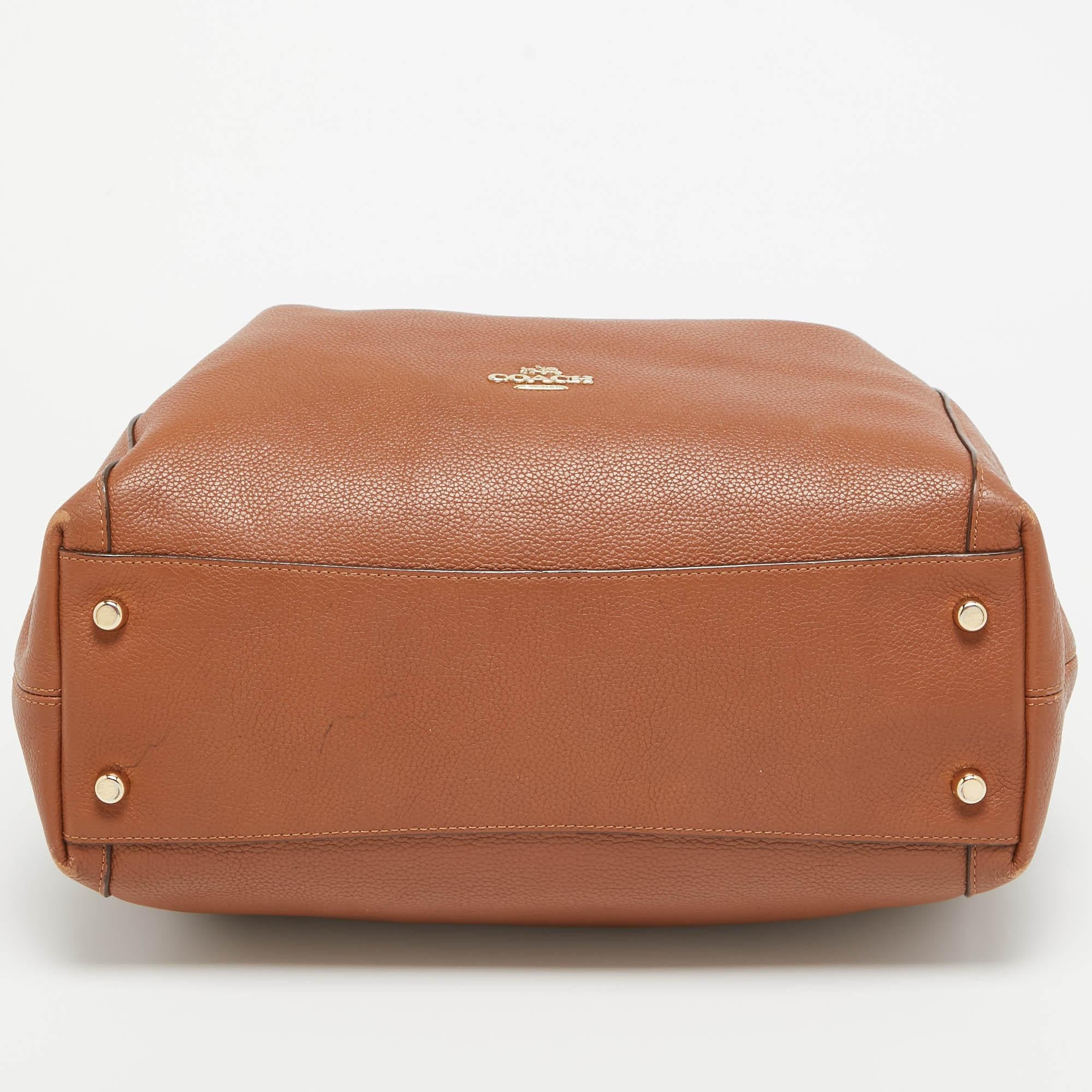 Coach Brown Leather Edie 31 Shoulder Bag 2