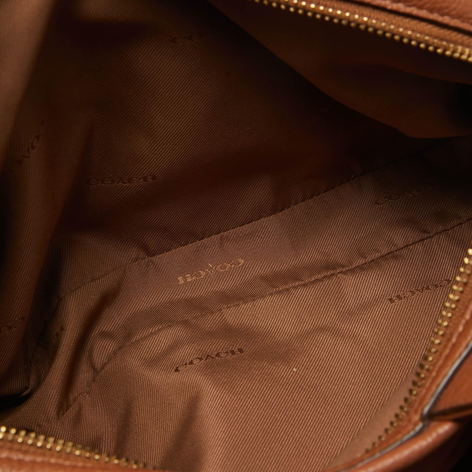 Coach Brown Leather Edie 31 Shoulder Bag 4
