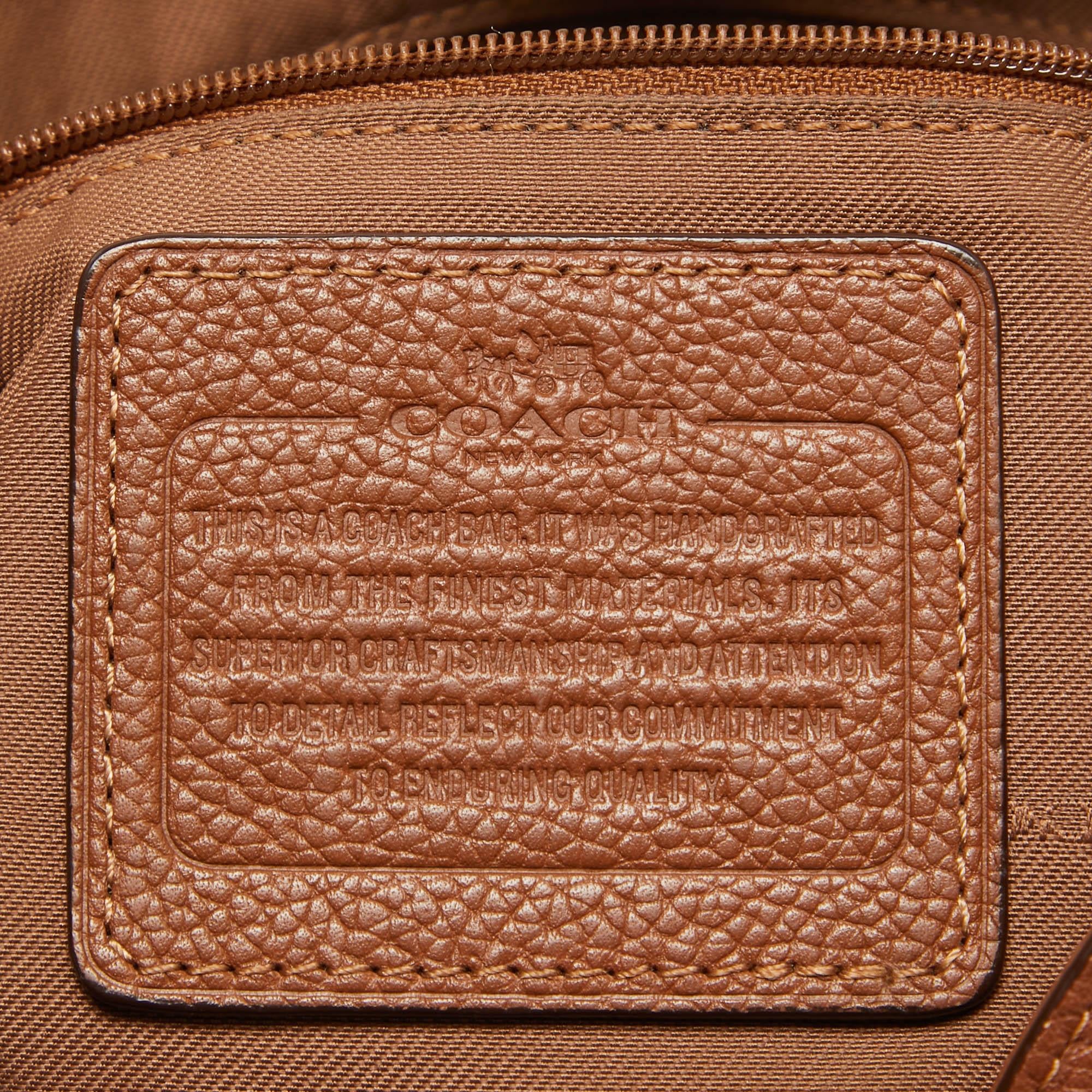 Coach Brown Leather Edie 31 Shoulder Bag 5