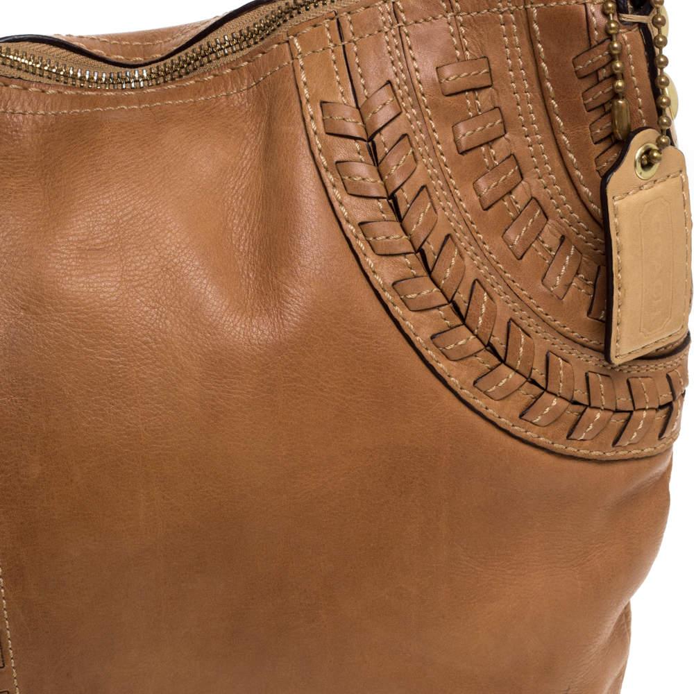 Coach Brown Leather Hobo 1