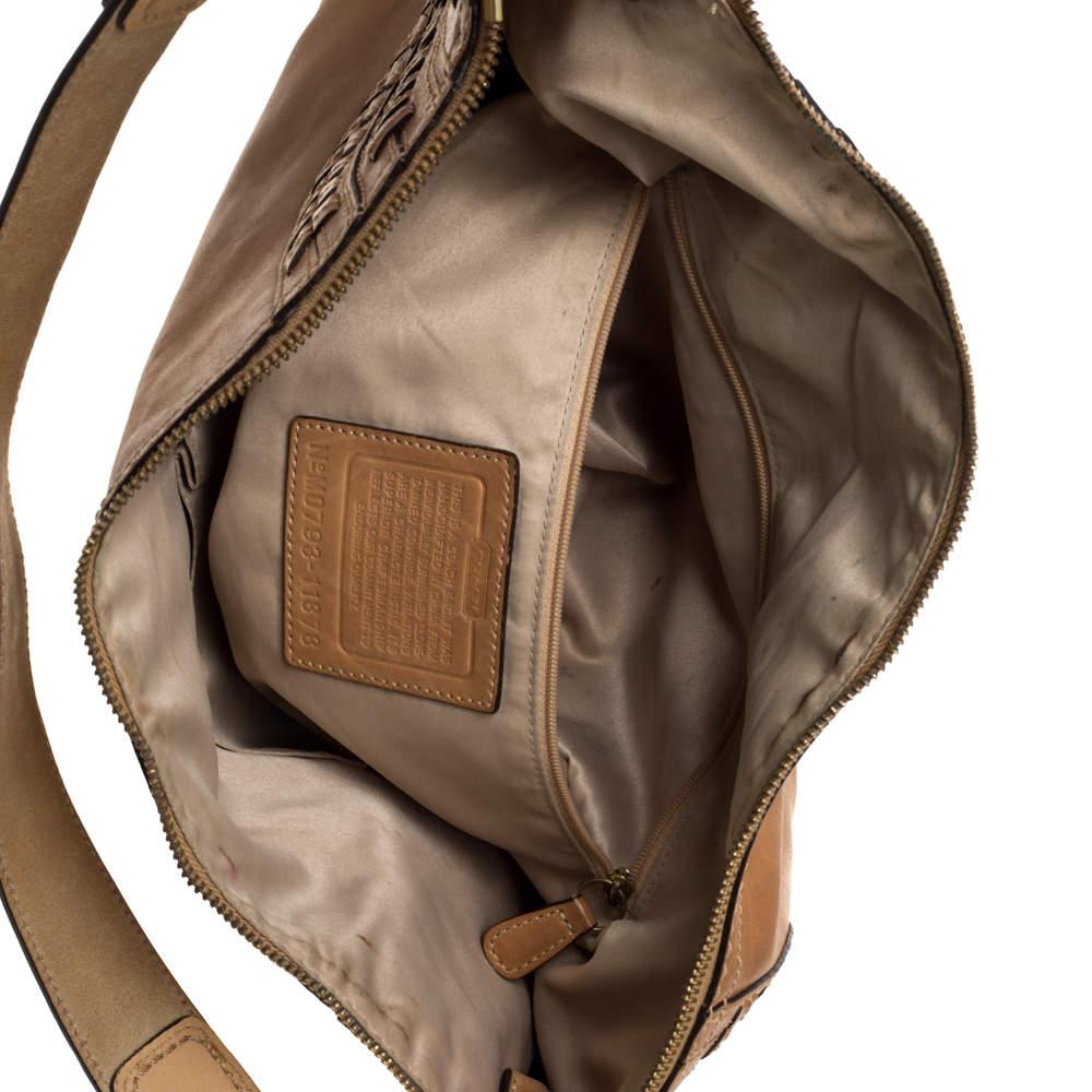 Coach Brown Leather Hobo 3