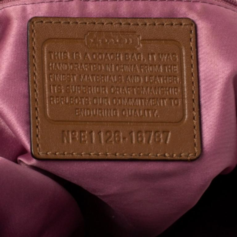Coach Brown Leather Kristin Hobo For Sale 6