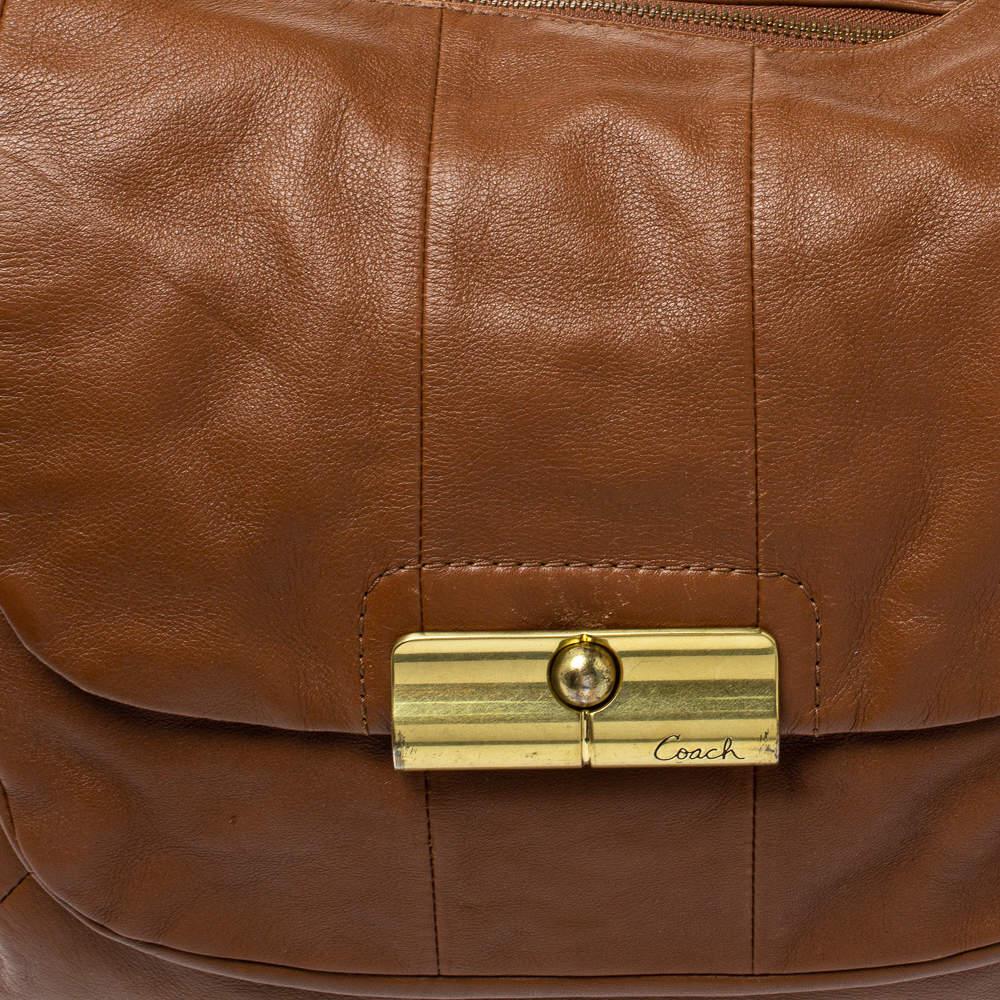 Coach Brown Leather Kristin Hobo 1