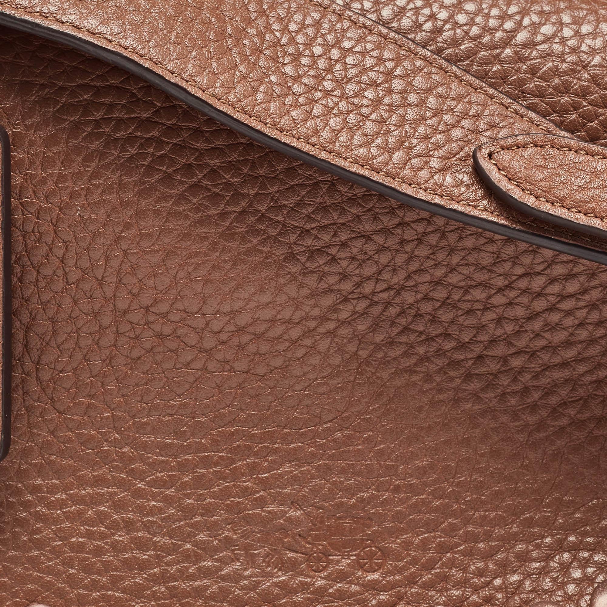 Coach Brown Leather Rivets Dakotah Crossbody Bag 1