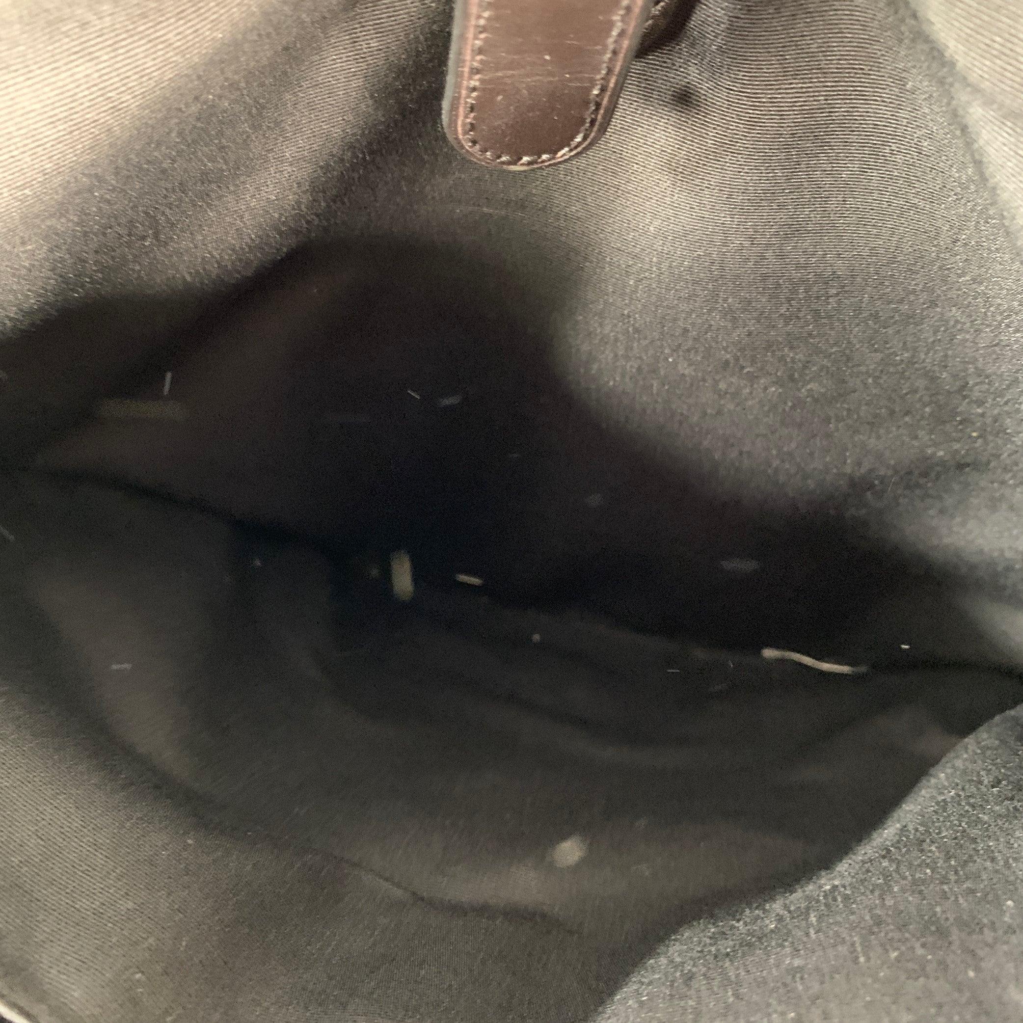 Bolso Crossbody de piel recubierta de lona con logotipo marrón COACH en venta 2
