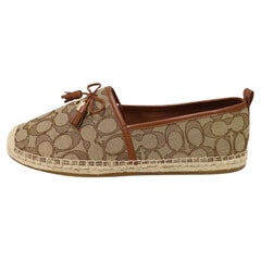 Coach Carson Signature Canvas Espadrille Size US 11